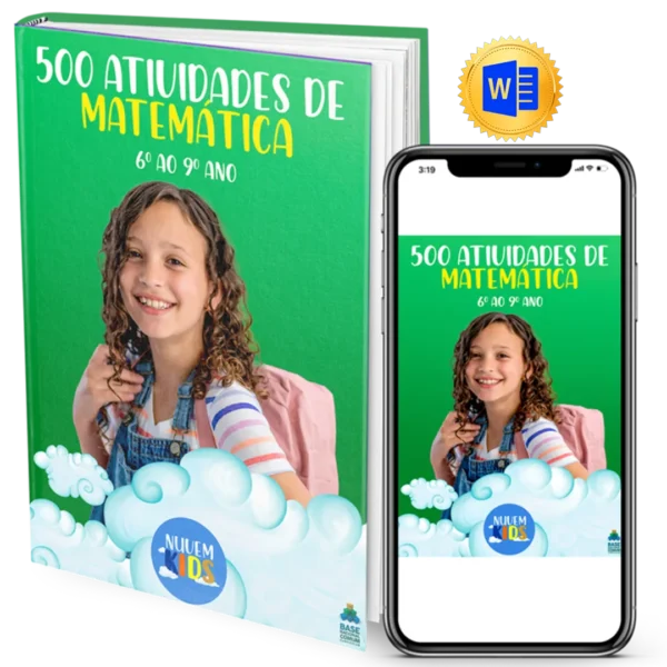 <b>500 Atividades de Matemática Editáveis</b> para o Fundamental 2